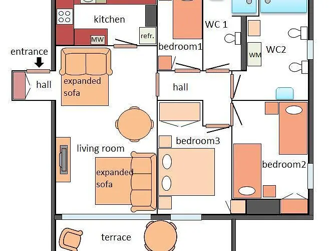 Appartamento Bitacora Comfortable Quiet Flat Near The *